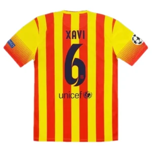 2013/14 Barcelona XAVI #6 Retro Jersey Away