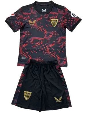 Kids Sevilla Third Kits(Jersey+Shorts) 24-25