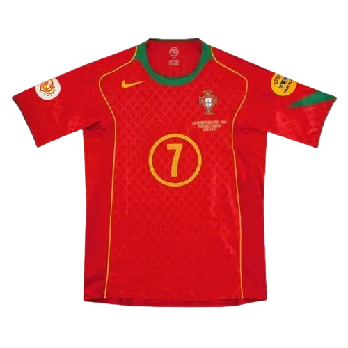 Portugal Retro Jersey Home Euro Cup 2004