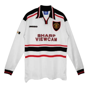 1998/99 Manchester United Retro Long Sleeve Away Jersey