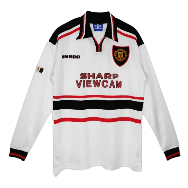 1998/99 Manchester United Retro Long Sleeve Away Jersey