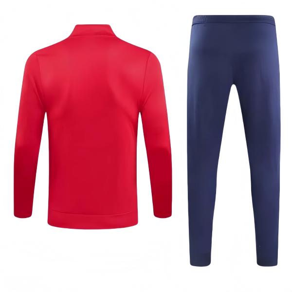 Arsenal Long Zip Jacke Red Football Shirt 2023/2024