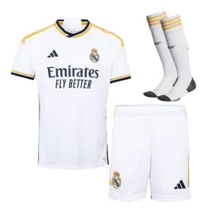 2023/24 Real Madrid Home Whole Kit(Jersey+Shorts+Socks)