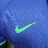 Brazil Nike Men's 2024 Slim Fit POLO Shirt - Blue