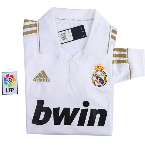 2011/12 Real Madrid Retro Jersey Home Long Sleeve