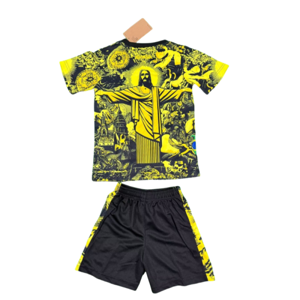 2024 Brazil Christ the Redeemer Special Kids Kit Shirt Football