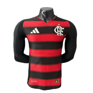 Flamengo 2025/26 home new player edition Long sleeves football jersey