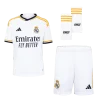 2023/24 Kids Real Madrid Home Whole Kit(Jersey+Shorts+Socks)