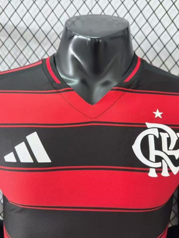 Flamengo 2025/26 home new player edition Long sleeves football jersey