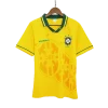1993-94 Brazil Jersey Custom Home Soccer Retro Jersey