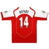 04-05 Arsenal Henry #14 FABREGAS #15 Pires #7 Bergkamp #10 Retro Jersey Home Replica