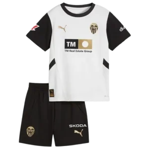 Kids Valencia Home Kits(Jersey+Shorts) 2024-25