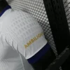 2025-26 Barcelona Home Player Version Shirt White Jersey Without Spofity Text