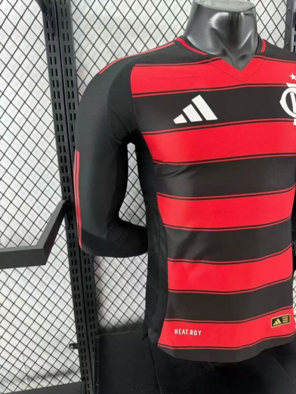 Flamengo 2025/26 home new player edition Long sleeves football jersey