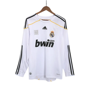 2009/10 Real Madrid Retro Home Long Sleeve Jersey