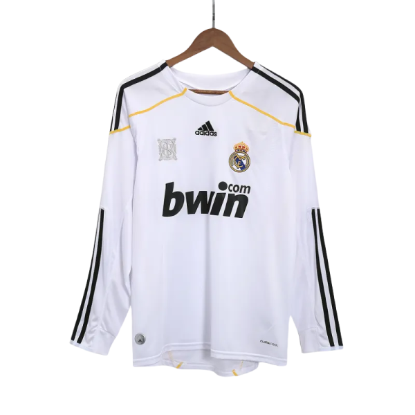 2009/10 Real Madrid Retro Home Long Sleeve Jersey