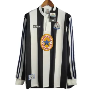 1995/97 Newcastle Retro Jersey Home Long Sleeve