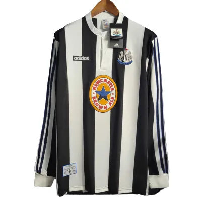 1995/97 Newcastle Retro Jersey Home Long Sleeve