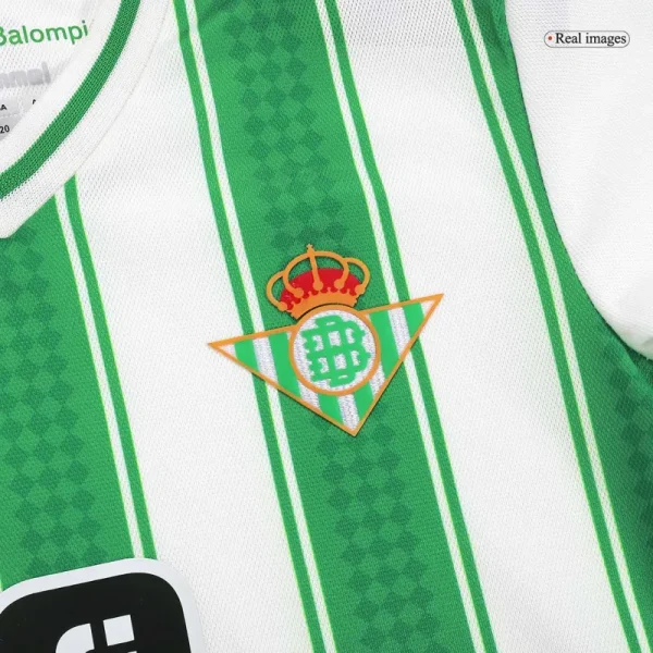2023/24 Kids Real Betis Home Kit Jersey+Short