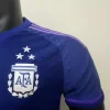 2022 Argentina World Cup Champion Edition 3 stars Away Jersey Player Version