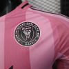 Inter Miami CF Home Pink Soccer Jersey Player Version Shirt Long sleeve 2025-26