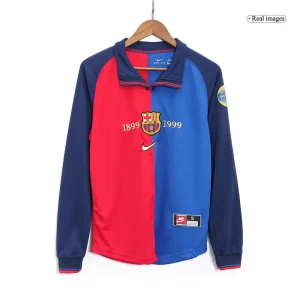 1999/00 Barcelona Retro Home Long Sleeve Jersey