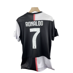 2019-20 Juventus Home Retro Soccer Jersey Adidas Ronaldo #7