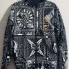 2023-2024 Arsenal Reversible Windbreaker Black-gray Soccer Jersey 1:1 Thai Quality