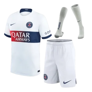 23-24  PSG Away Whole Kit Jersey+Shorts+Socks