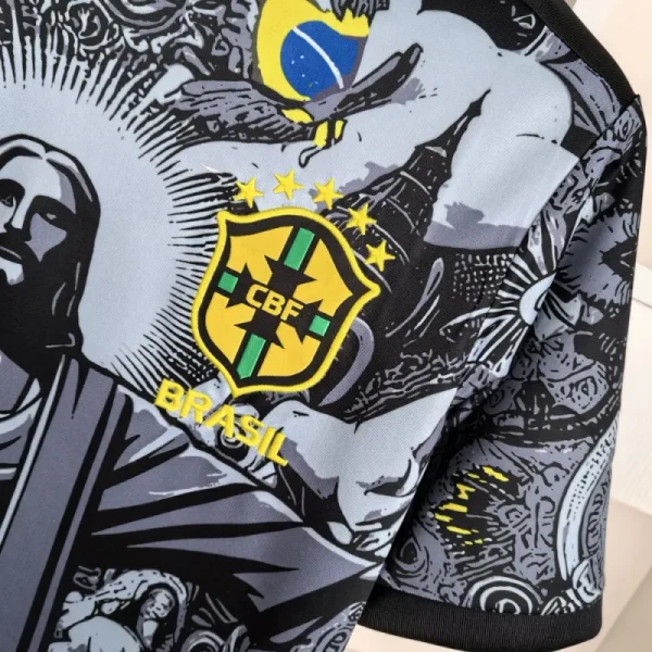 2024 Brazil Christ the Redeemer Special Kit Shirt Football