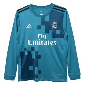 2017/18 Real Madrid Retro Long Sleeve Jersey Third Away