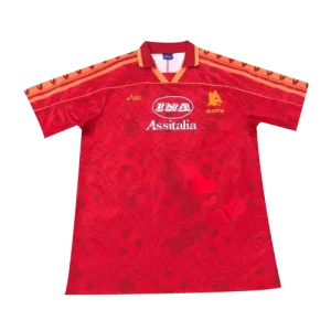 1995/96 Roma Retro Jersey Home