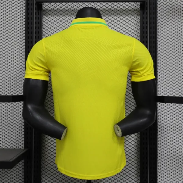 Brazil Men's 2024 Slim Fit POLO Shirt - Yellow