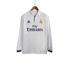 2016/17 Real Madrid Retro Long Sleeve Home Jersey