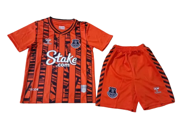 2023/24 Kids Everton Away Kit Jersey+Shorts