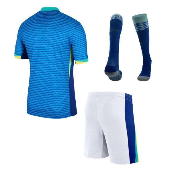 Brazil Away Custom Full Soccer Kits 2024