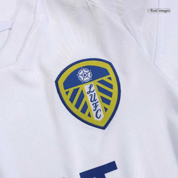 2023/24 Kids Leeds United Home Kit Jersey+Shorts