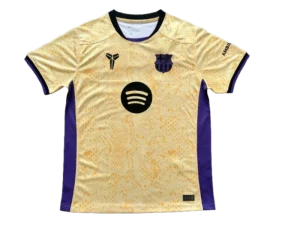 Barcelona 25-26 Away Yellow Soccer Jersey