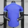 Brazil Nike Men's 2024 Slim Fit POLO Shirt - Blue
