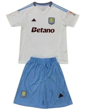 Kids Aston Villa Away Kits(Jersey+Shorts) 24/25