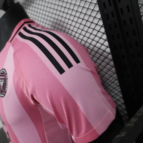 Inter Miami CF Home Pink Soccer Jersey Player Version Shirt 2025-26