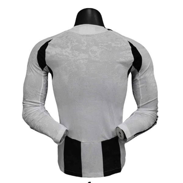 24-25 Juventus Home Soccer Jersey Player Version Long Sleeve