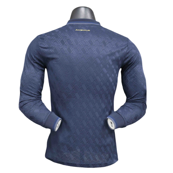 24-25 Juventus Away Soccer Jersey Player Version Long Sleeve