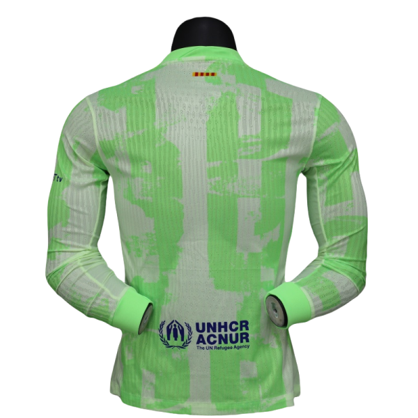 2024/25 Barcelona Home Jersey Long Sleeve Player Version
