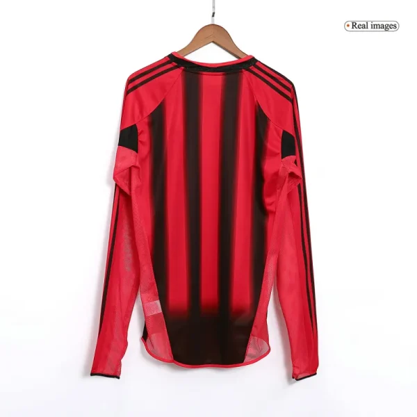 2004/05 AC Milan Retro Home Long Sleeve Jersey
