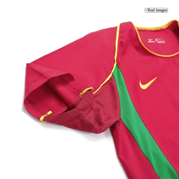 Portugal Retro Jersey Home World Cup 2002