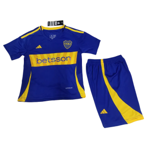24-25 Boca Juniors Home Kids Kit Jerseys+Shorts