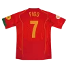 Portugal Retro Jersey Home Euro Cup 2004