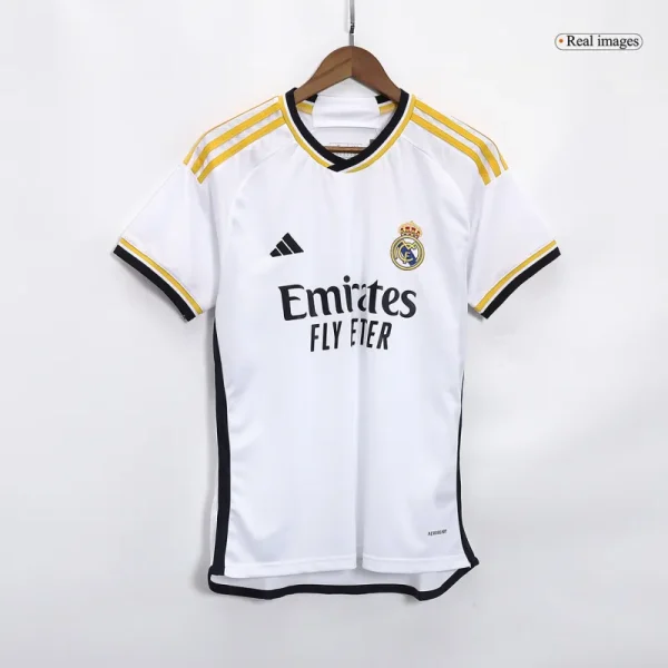 2023/24 BELLINGHAM #5 VINI JR. #7 MODRI? #10 KROOS #8 Real Madrid Home Jersey