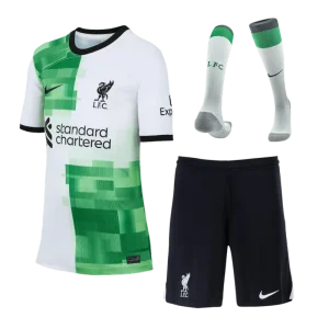 Kids Liverpool Away Whole Kit Jersey+Shorts+Socks 2023/24